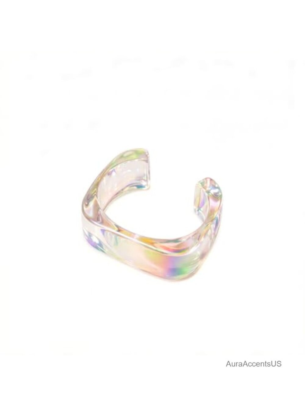 Acrylic Geometric Open Cuff Bracelet Statement Stackable Party Jewelry Gift